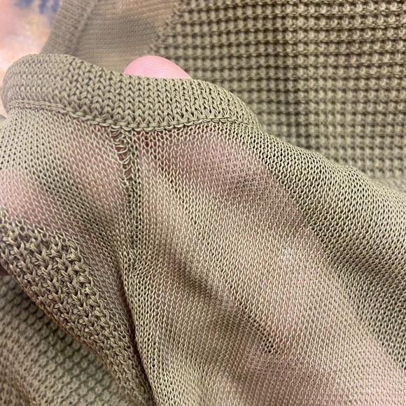 GUCCI Olive Green Semi Sheer lightweight Knit Tank Top XXS - Picture 7 of 8